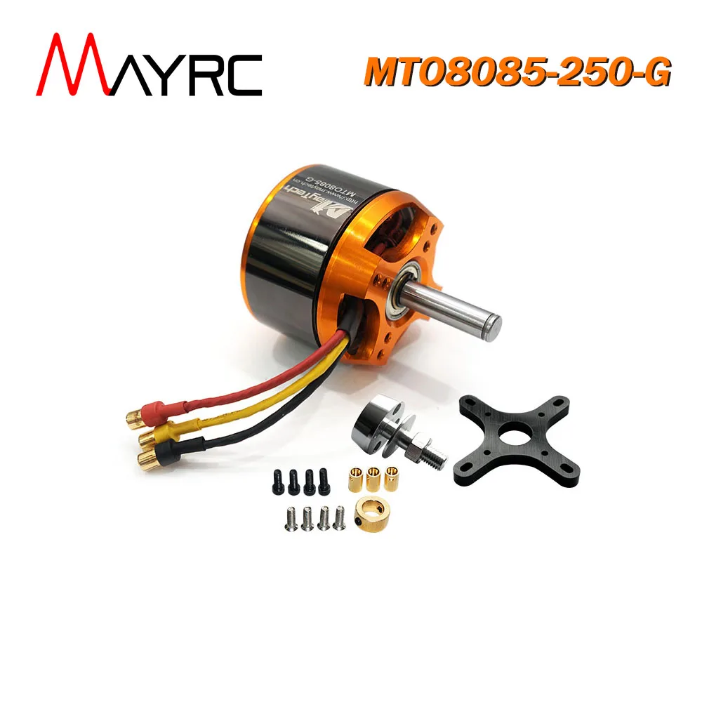 1/2 Stuks Mayrc 8085 250kv Max. Huidige 116a Outrunner Borstelloze Motor Voor Vliegende Model Schaal Civiele Schaal Militaire Rc Vliegtuig