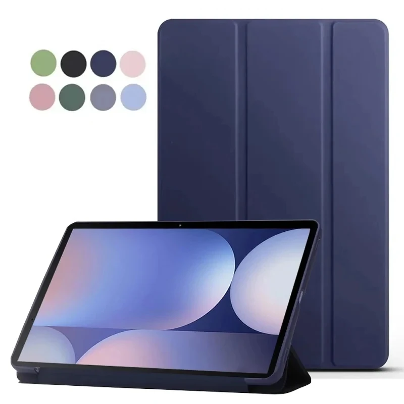 

For Samsung Tab A11 Plus 11 inch A11+ Case Trifold PU Leaher Soft Back Stand Tablet Coque For Galaxy Tab A11 8.7 inch 2025 Case