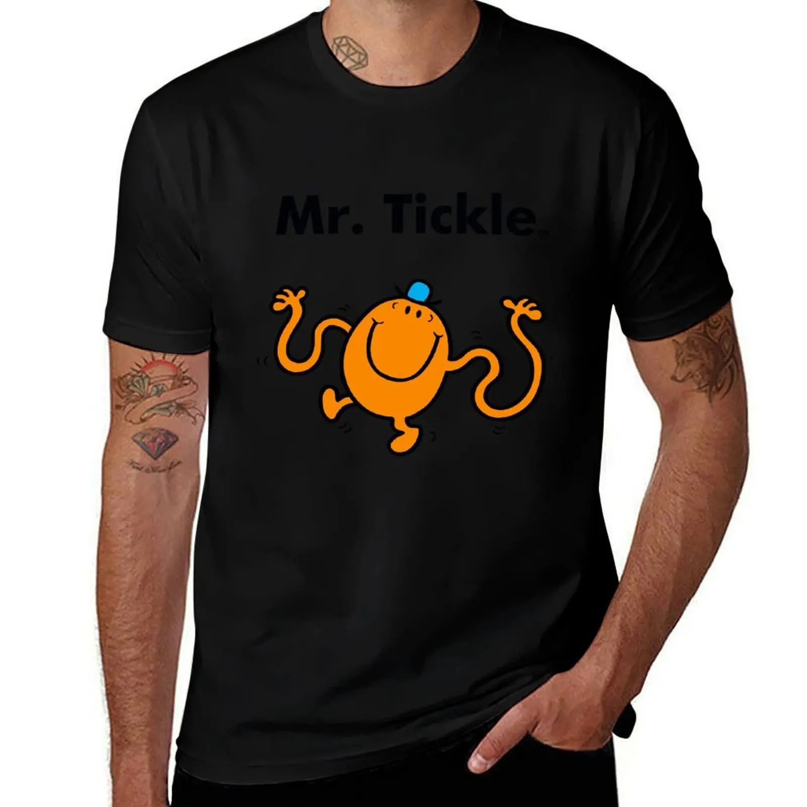 Camiseta divertida Tickle, camiseta con gráfico de anime, camiseta Will Tickle Mr. para camisetas de algodón para hombre