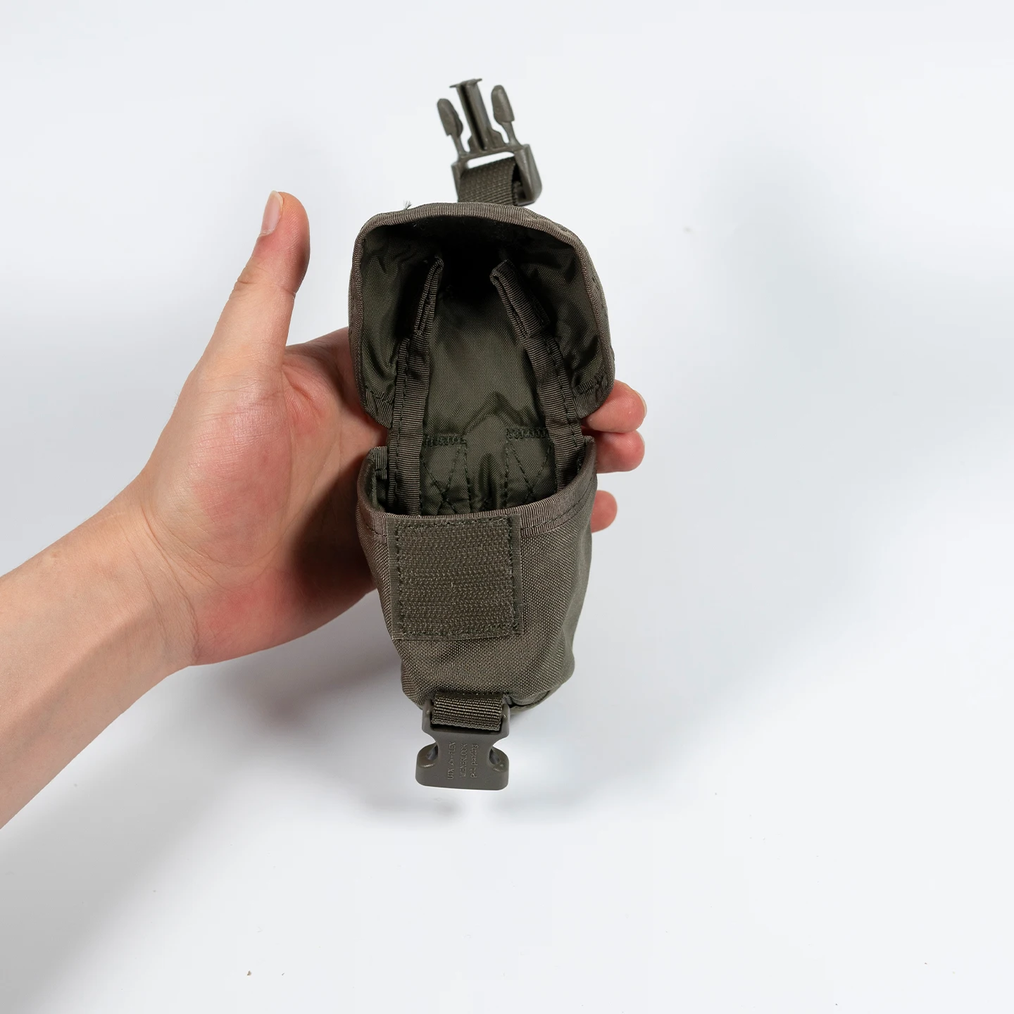 M4 Doppel- & Dreifach-Magazintaschen, Mehrzwecktasche, Schnellzugriff, 500D Nylon, Ranger-Grün – Detail 10