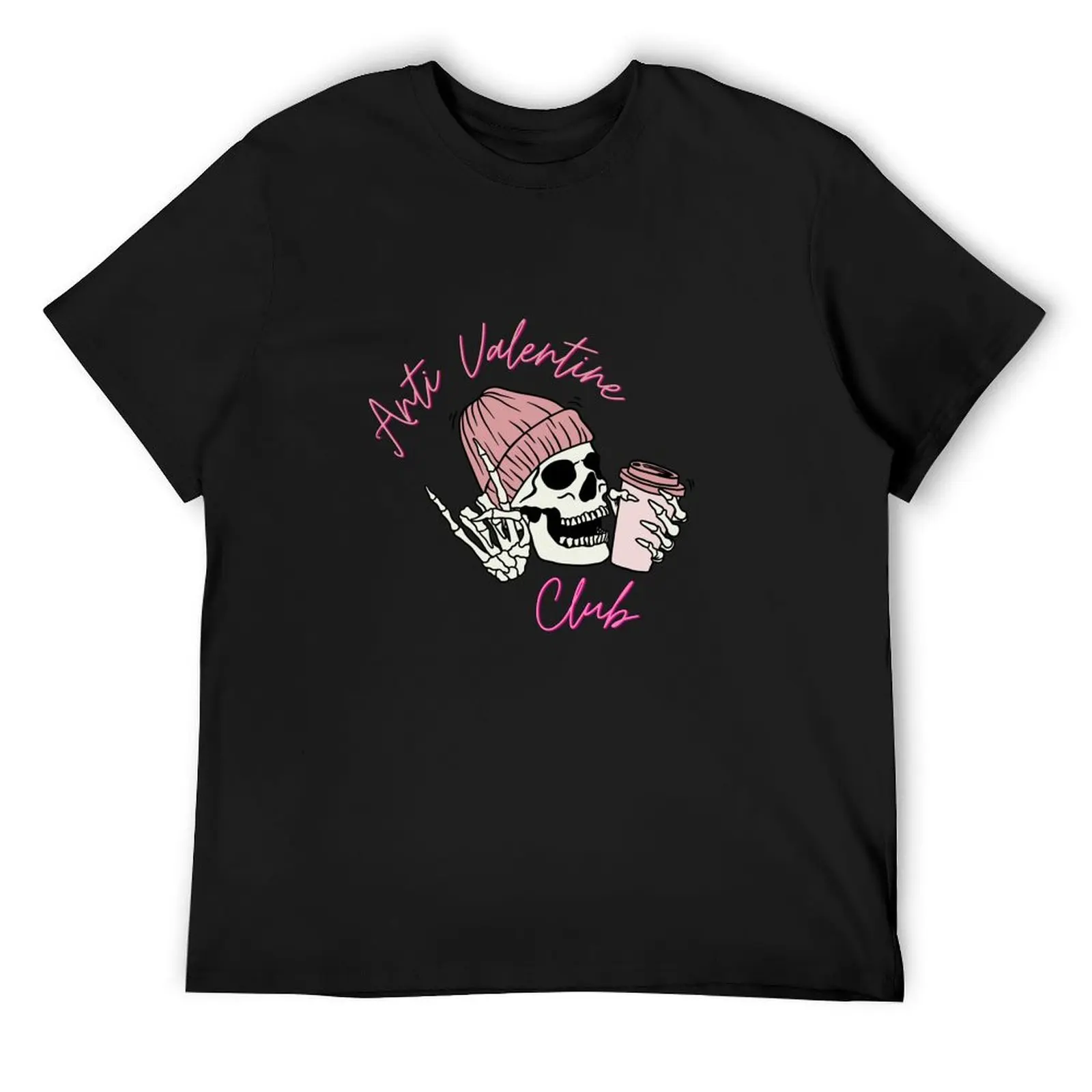 

Anti Valentine Club T-Shirt summer top customs design your own quick-drying tshirts for men