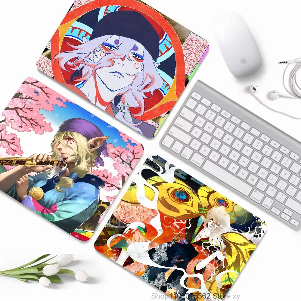 Anime Mononoke Mousepad Small LockEdge Mouse Pad For Gamers Computer Desk Pad Rectangular Anti-slip Rubber