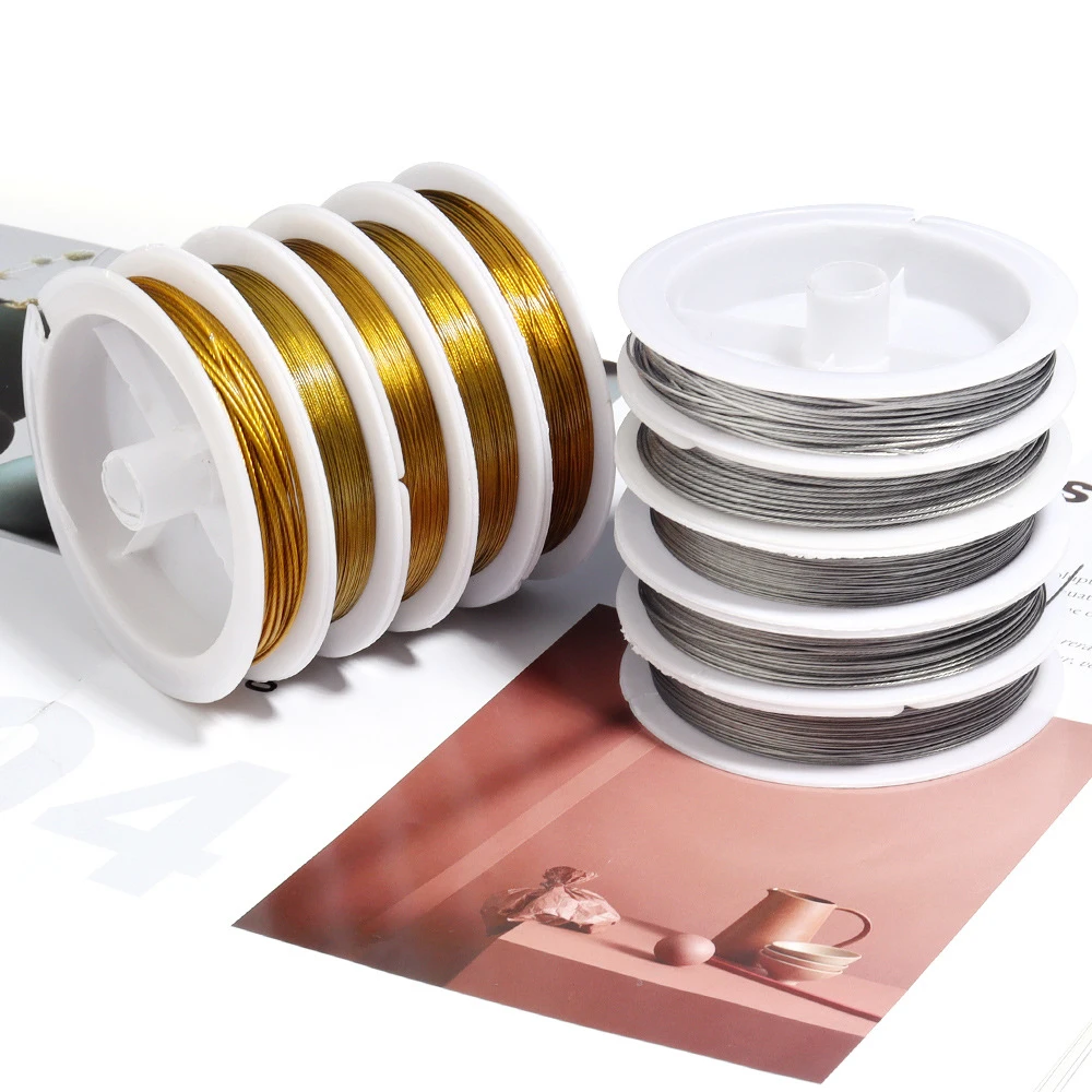 

Сердечный дизайн, 10 точек, 0,38 мм * 10 м, фурнитура и компоненты для ювелирных изделий/нержавеющая сталь/проволока для бисера для браслетов/ручная работа # 195007