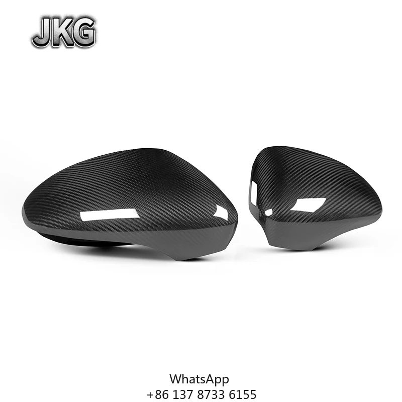 

JKG Dry Carbon Mirror Covers For Porsche Panamera 971 2017-2021 LHD Replacement With Lane Assist Side Mirror Cover