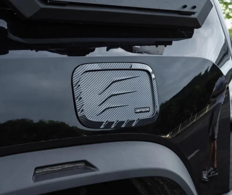 Car Fuel Tank Cap Decorative Sticker Fit for Jetour Traveller T2 2023 2024 2025 Modified ABS Fuel Tank Cap Sticker Accessories