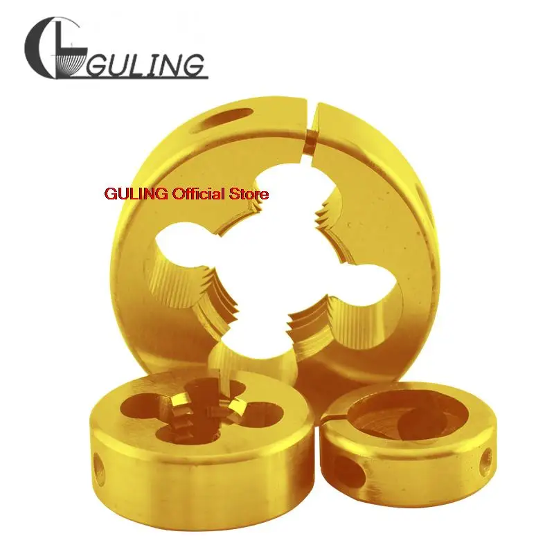 HSSE With Tin AR-D Left hand Round Die UNC4-40L 5-40L 6-32L 8-32L 10-24L 1/4-20L 5/16-18L 3/8-16L 1/2-13L Threading Dies