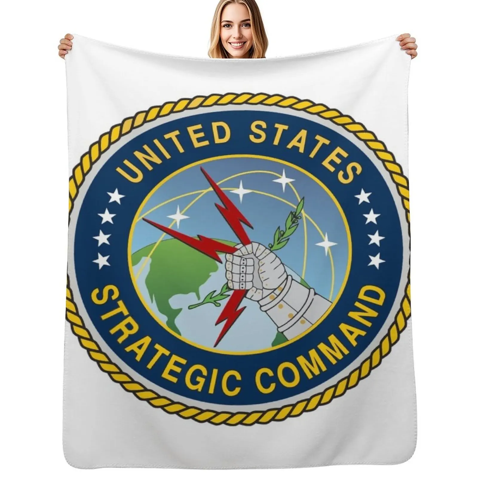 U S Strategic Command Throw Blanket Moving Plush Winter beds anime Sofa Quilt Bed covers Blankets