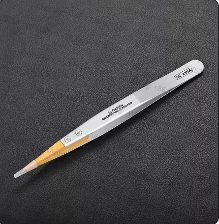 Boxwood tweezers, precision anti-magnetic tweezers, insulated, non-damaging parts, watch repair tools