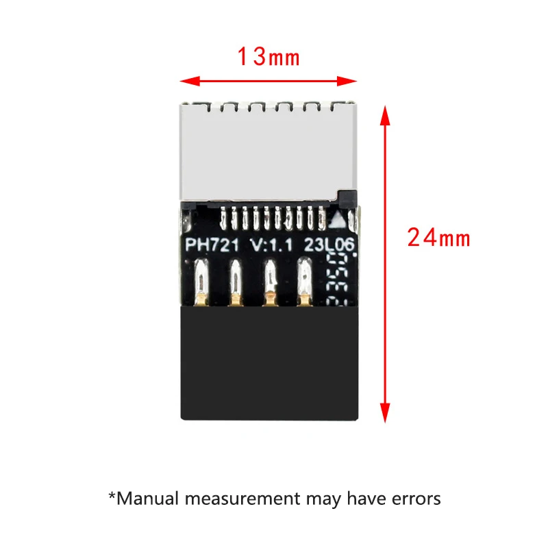 USB 2.0 9-Pin Male to Type E Female Front Panel Socket to 9Pin Mainboard Header Extension Adapter Connector for Desktop PC