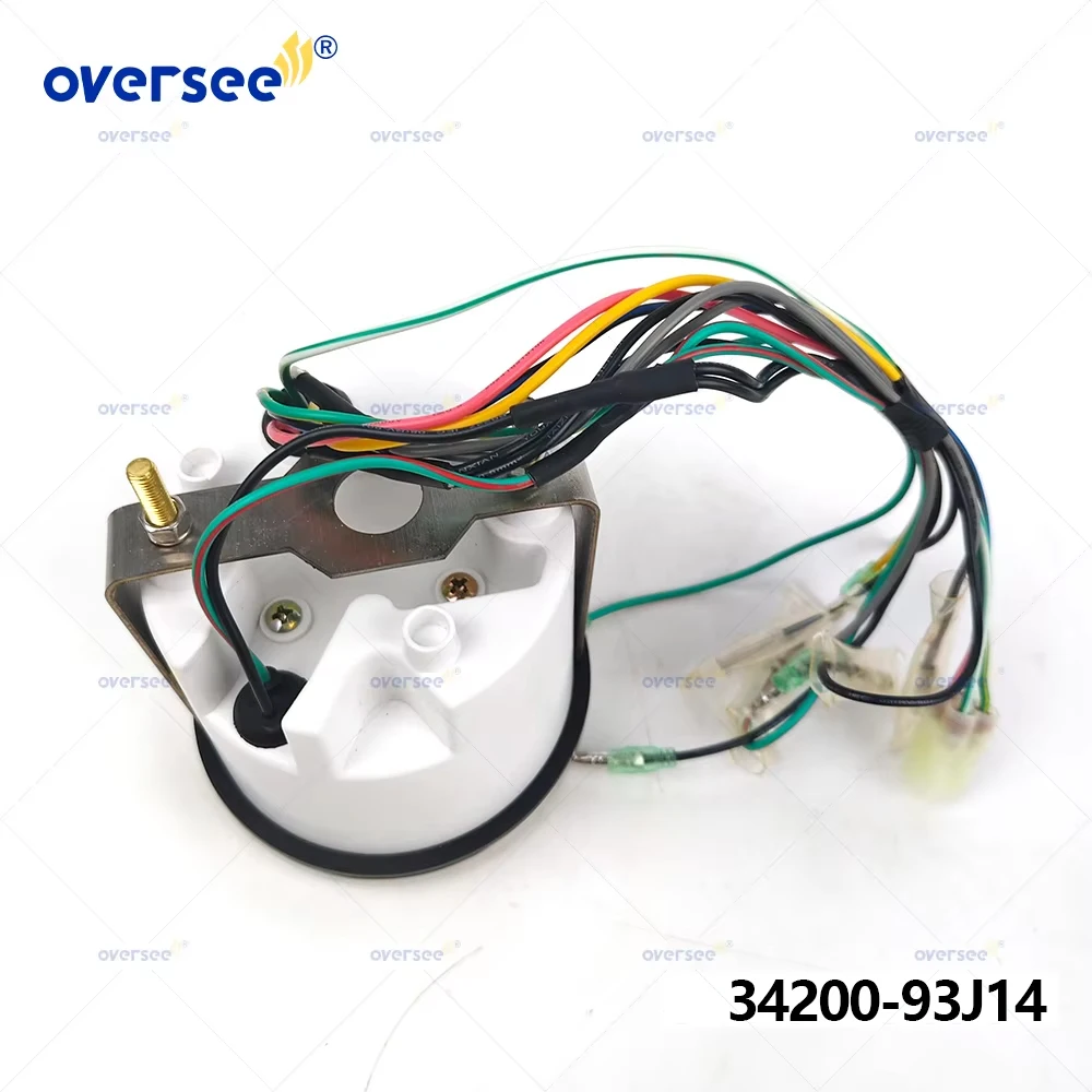 Tacômetro multifunções branco para Suzuki DF115 DF140 peças de reposição do motor externo, 34200 93J14