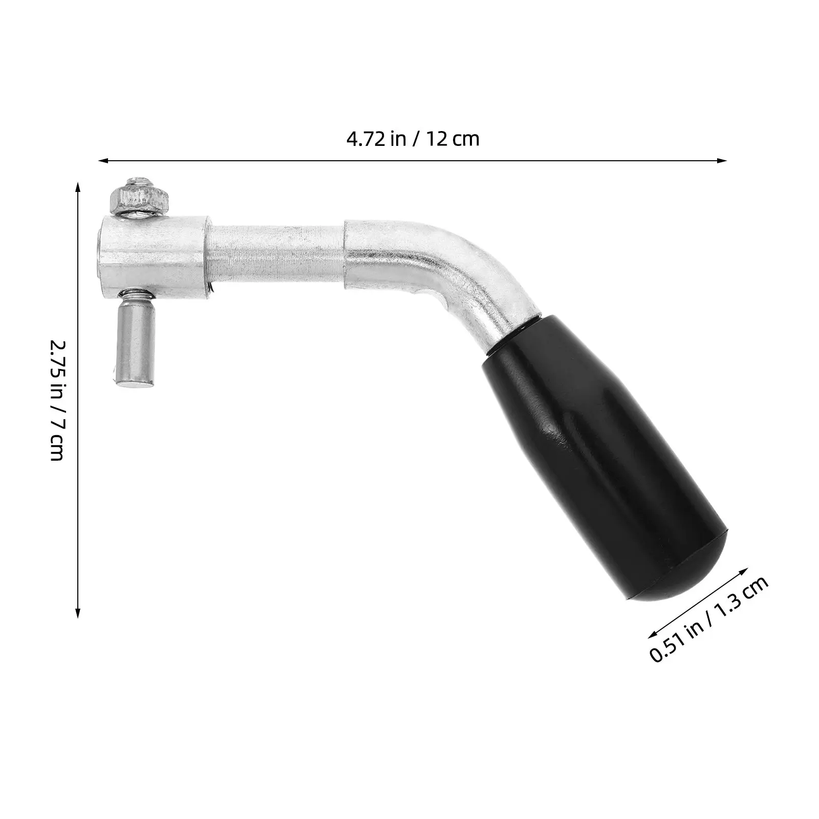 Heavy Duty Door Pull Fireplace Handle Replacement Kit Metal Construction Wood Stove Burner Handles Stove Fire Pit Handle