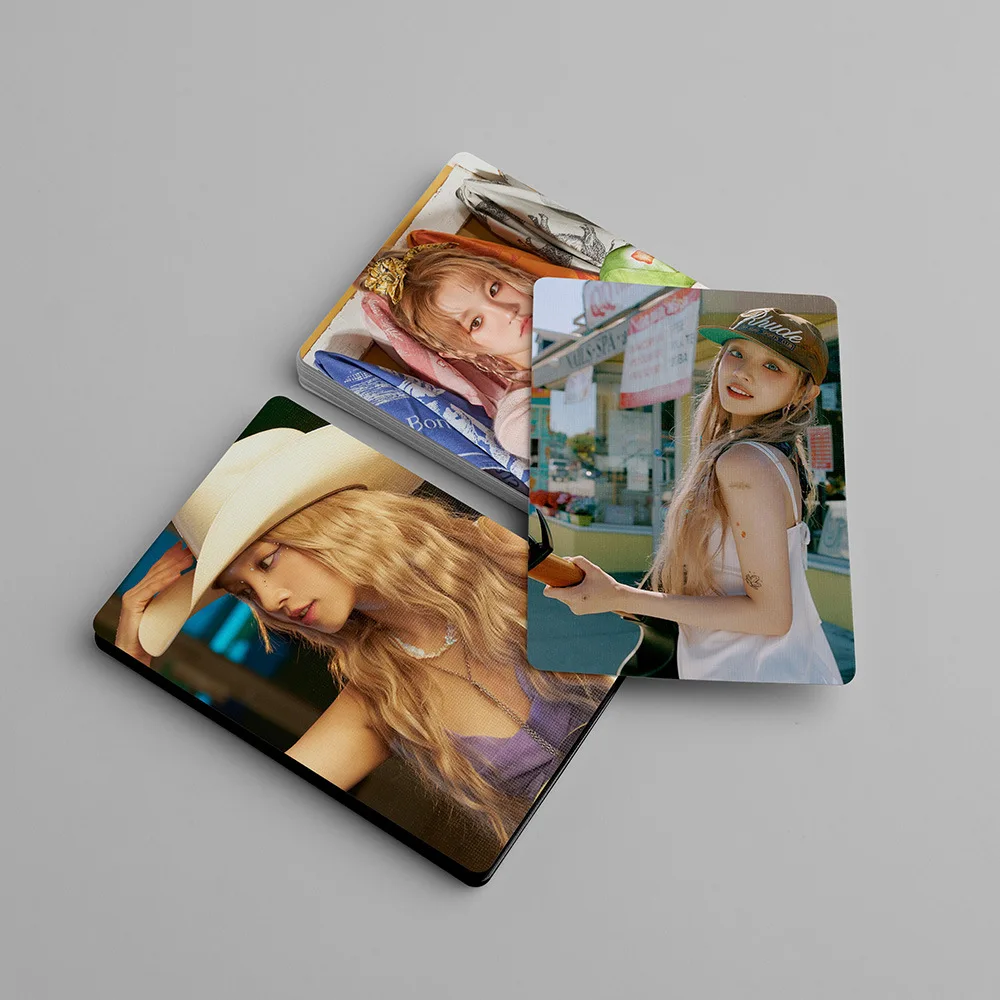 Yuqi-tarjetas fotográficas de Kpop Gidle Song, nuevas tarjetas Lomo (G), tarjetas fotográficas de I-DLE, tarjetas postales, regalo para fanáticos, 55 unids/set