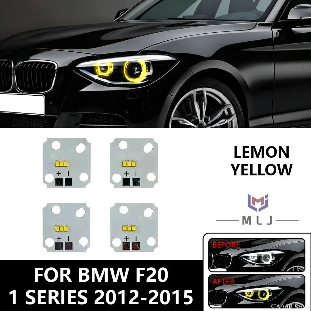 

Car Accessories For BMW F20 1 Series 2012 2013 2014 2015 Lemon Yellow Headlight DRL Chip Angel Eye Chip LED Chip Ballast Board