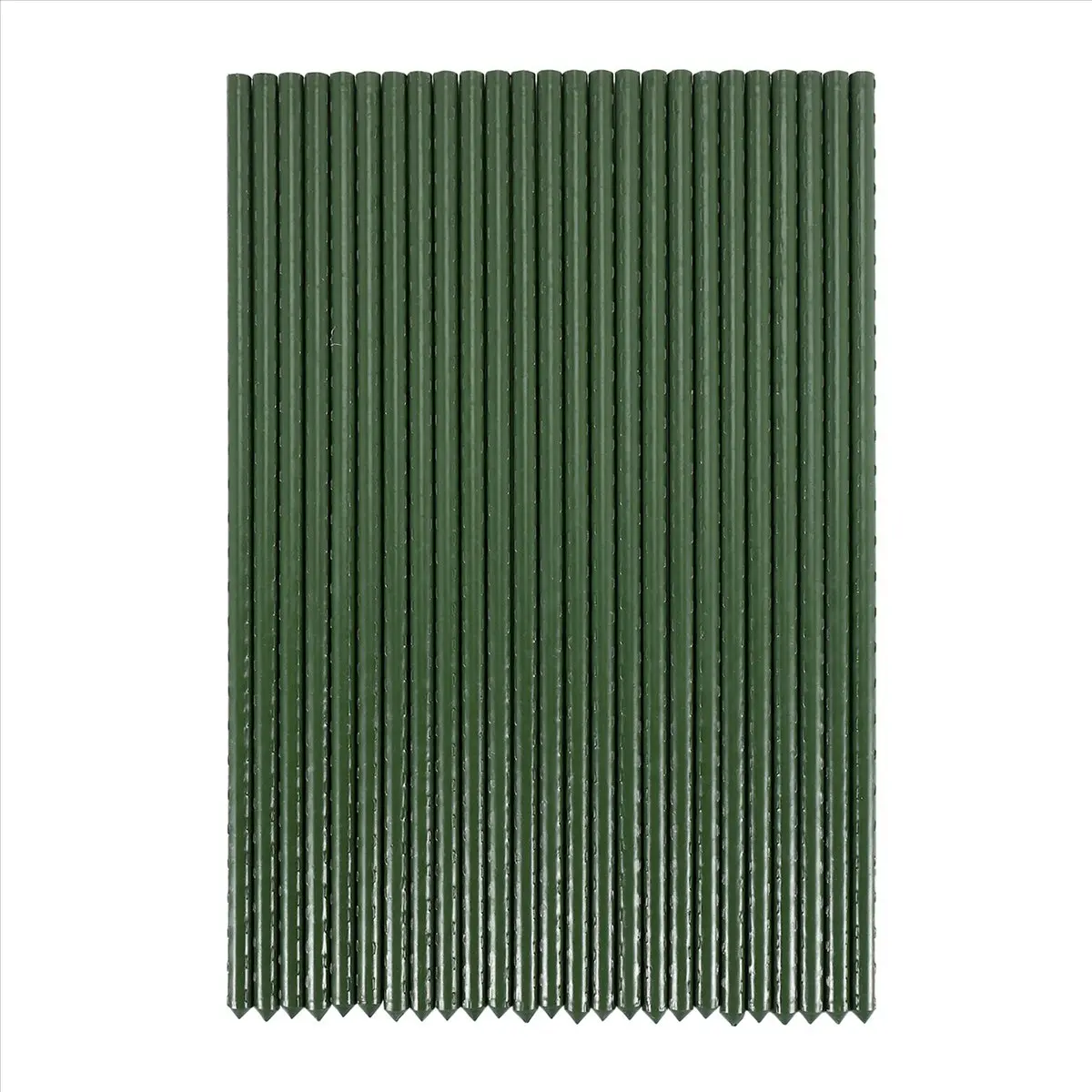 A56K 25 Pack Garden Stakes Metal Plastic Coated Plant Cage Supports Climbing for ,Trees,Cucumber,Fences,Beans,40cm