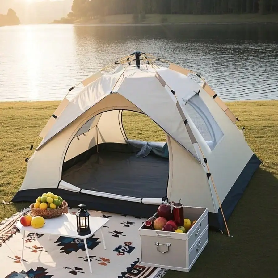 Portable Quick-Open Tent, For Camping, Beach & Music Festivals
