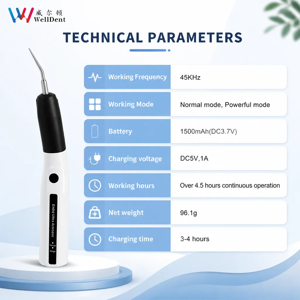 Dental Wireless Root Canal Treatment Handpiece Endo Sonic Activator Irrigator Ultramodern Endo Ultra Activator With 6pcs tips