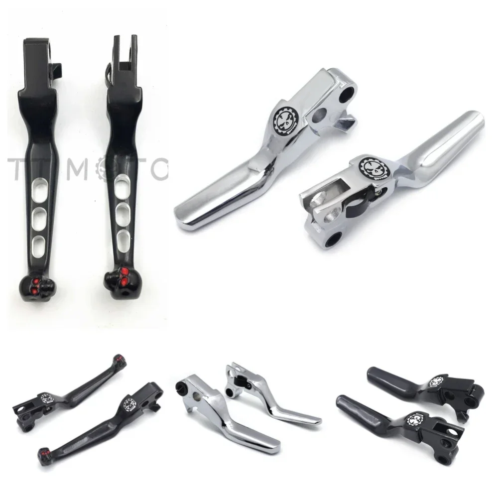 

Clutch Brake Levers For Harley 1996-2003 XL, 1996-later Dyna (except '16-later FXDLS) Aftermarket Motorcycle Parts Chrome/Black