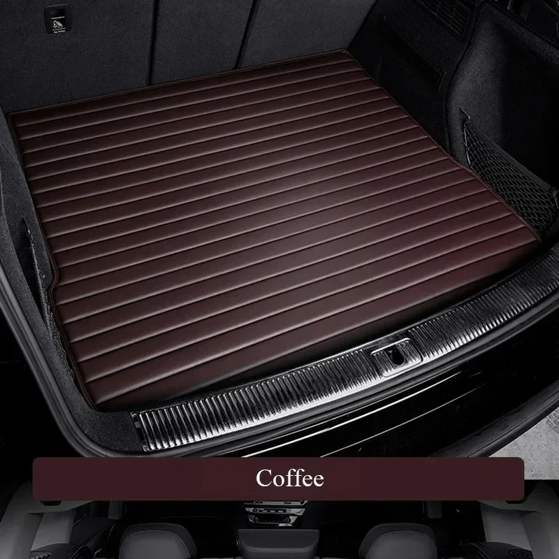 Stripe Custom Style Car Trunk Mats for Audi Q3 2012-2018 2019-2022 Q5 2009-2018 2019-2022 Car Accessories view 5