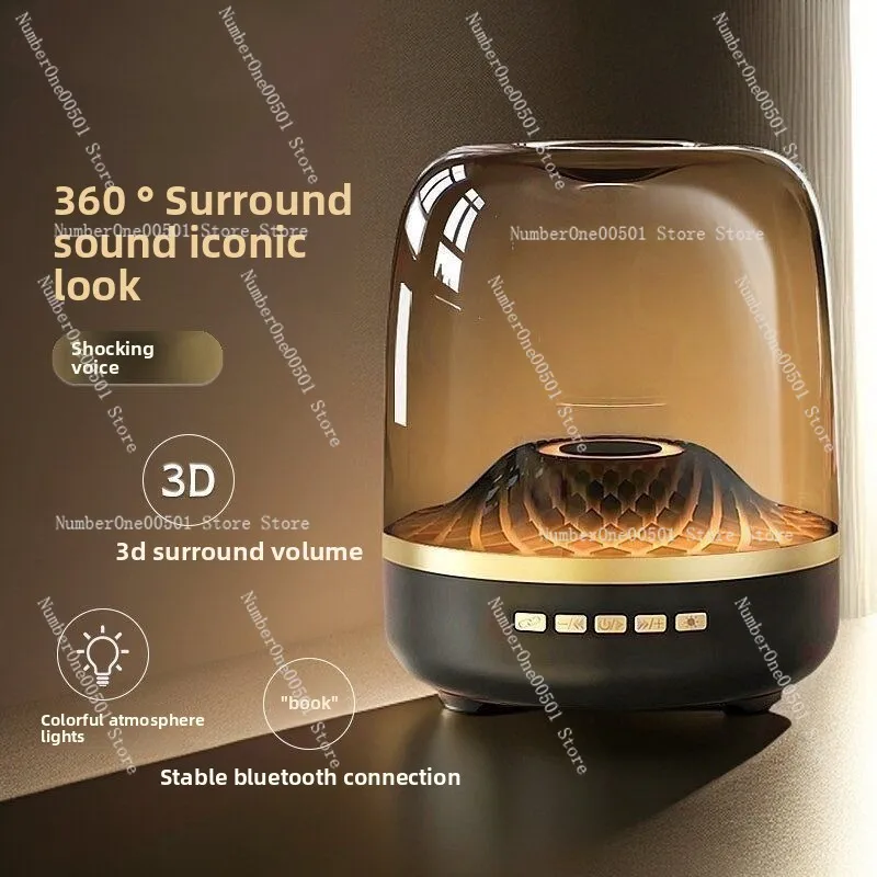 Subwoofer Wireless Bluetooth Small Speaker Outdoor Audio Card Voice Broadcasting Mini Smart Speaker