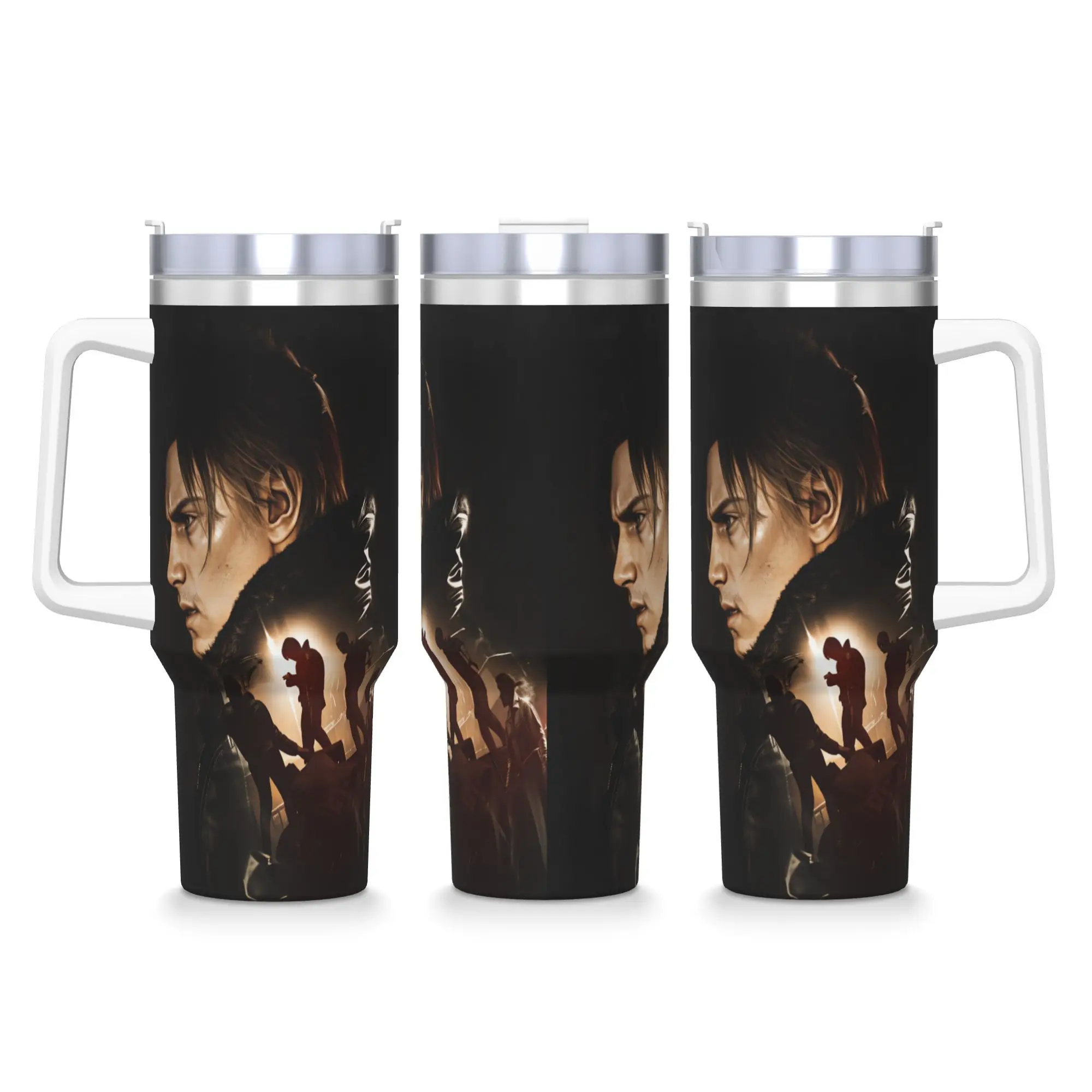 Residents Evils Stainless Steel Tumbler  Travel Car Mugs 40oz Thermal Cups Heat Preservation Cold Drink Milk Tea Water Bottle