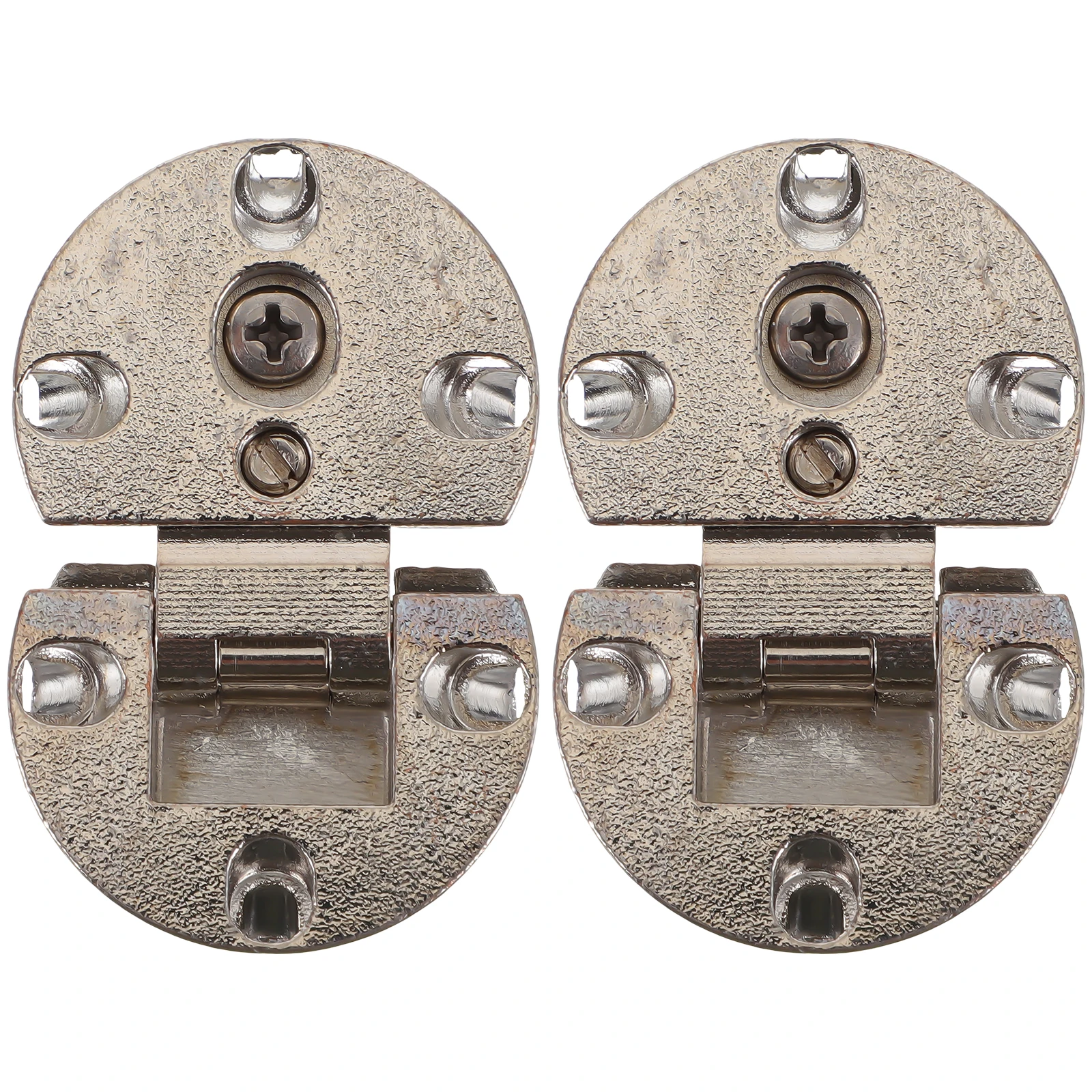 

Zinc Alloy Cabinet Hinges 180 Degree Flip Door Hidden Foldable Hinge Dampers Easy Installation Round Frame Hinges niture