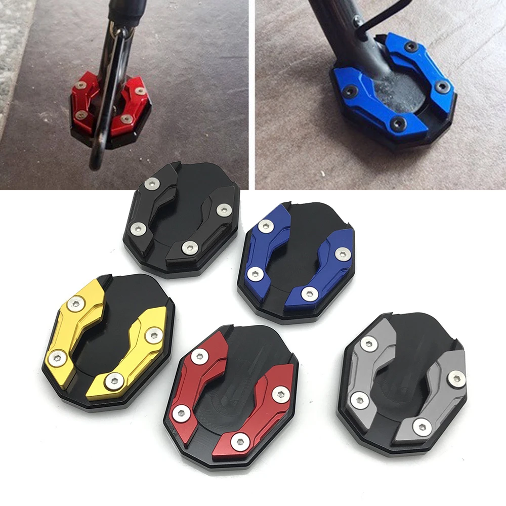 Motorcycle New Side Stand Kickstand Pad Extension Enlarger Plate Accessories For Honda PCX 160 150 125 PCX150 PCX160 PCX125 2022