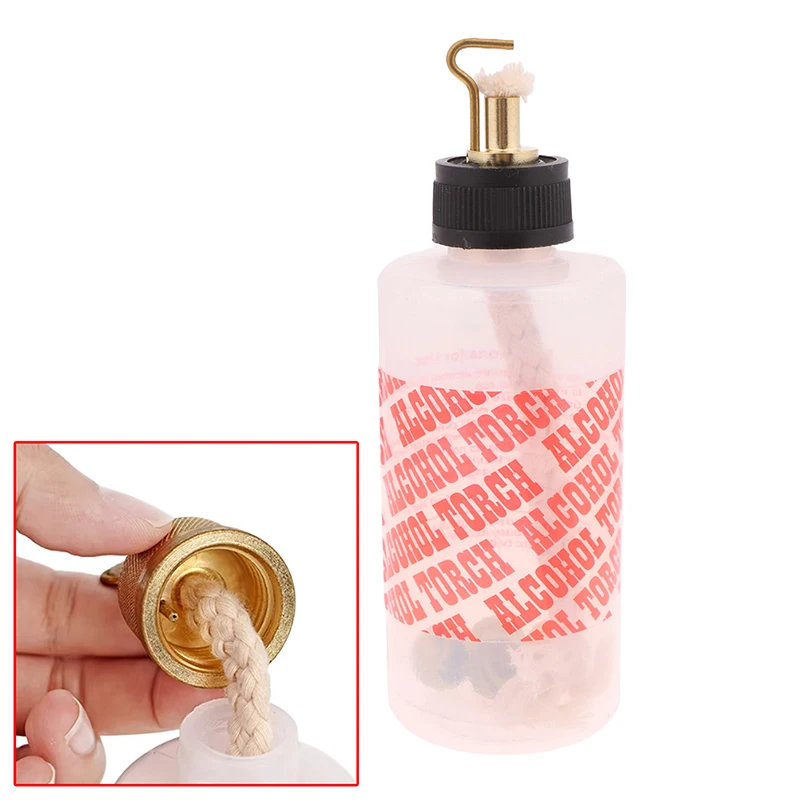 1PCS Plastic Dental Lab Dentistry Denture Empty Alcohol Torch Alcohol Bottle Chemical Wax Type Alcohol Lamp