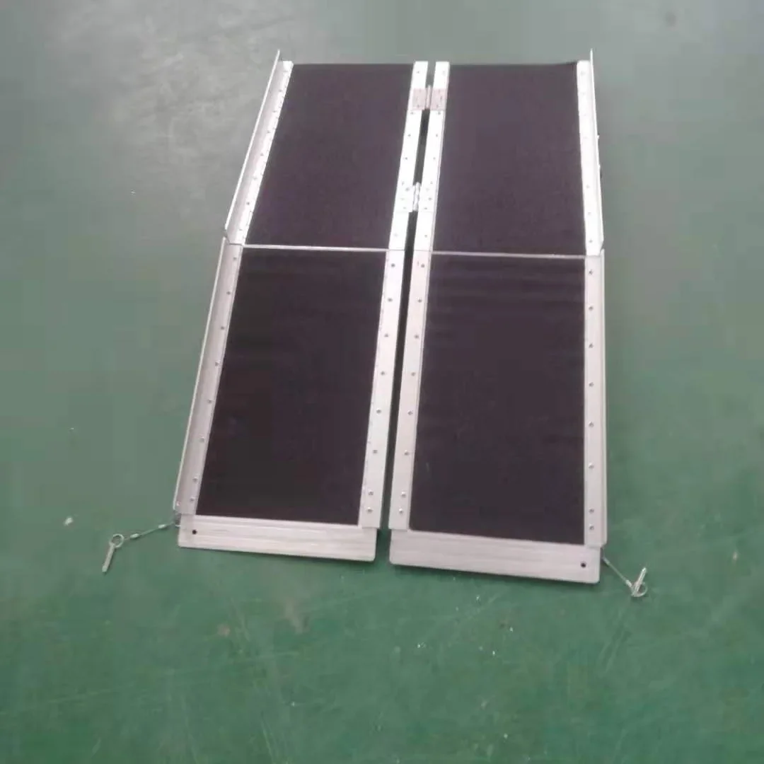 Portable barrier-free access step wheelchair ramp plate aluminum ramp, aluminum alloy ramp Qingdao wholesale production