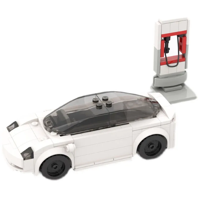 

Скорость серии Tesla, спортивный автомобиль, строительные блоки MOC, креативная модель 3, модель для сборки зарядки, головоломка, детская игрушка, подарок на день рождения для мальчика