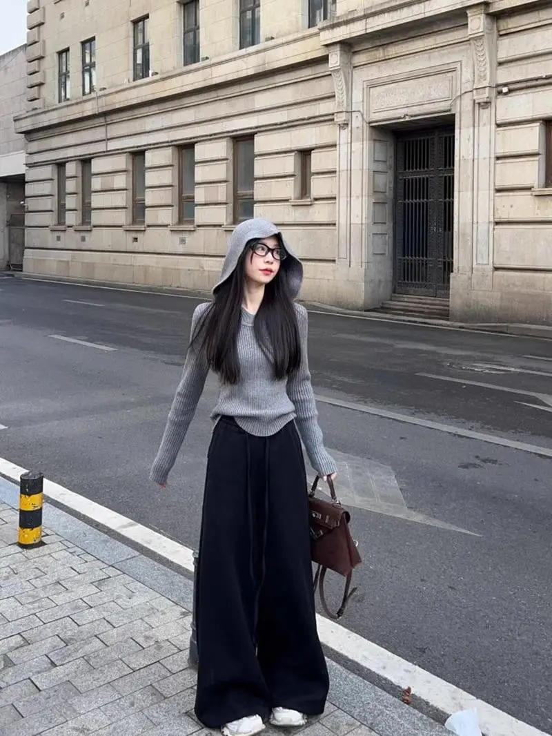 

Sweaters Jumpers Pullovers Women Embroidery Thickened Effortless Layering Daily BF Y2K Stylish Modern Commute Autumn Trendy Warm