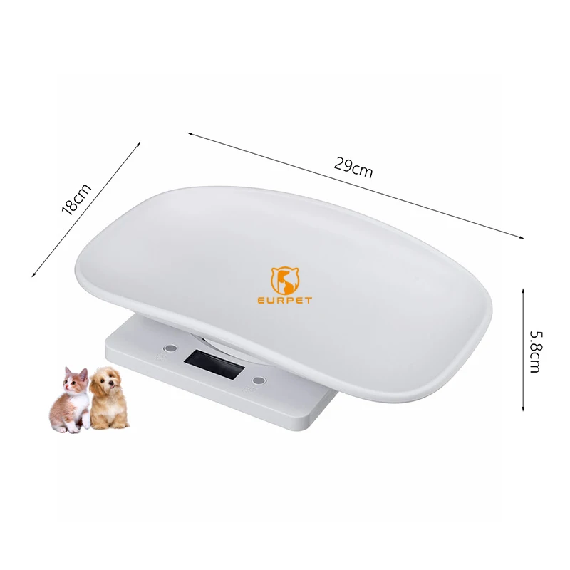 EUR PET 10kg Electronic Digital Animal Pet Platform Scales Weighing Scales For Cat Dog Small Pet Scale