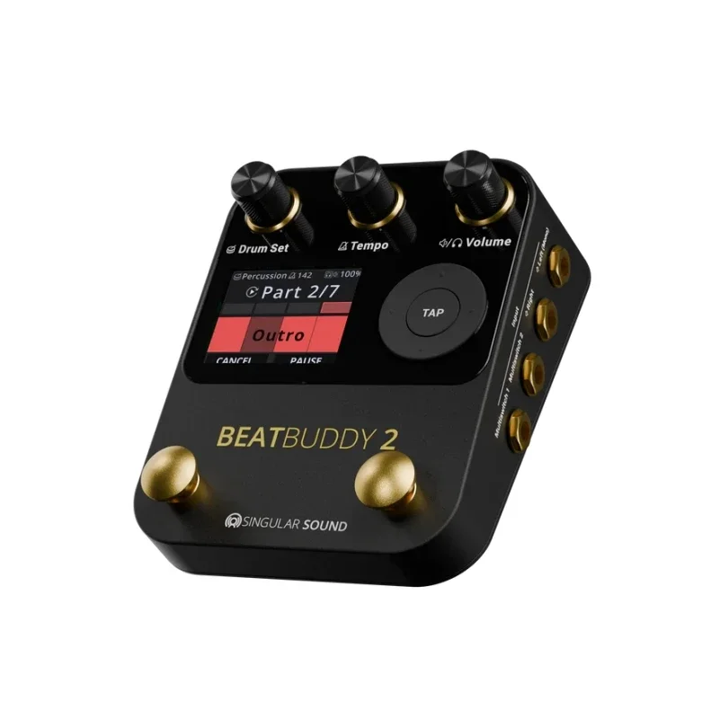 Singular Sound BeatBuddy 2 Drum Machine Pedal with 2 Multiports and Expression pedal support for performing live, or composing