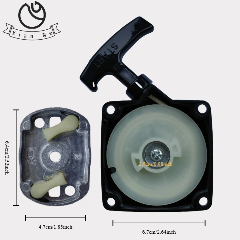 Imagem -05 - Hedge Trimmer Starter Fit para 1e40f5 430 43cc 52cc Cortador de Escova Easy Starter Substituição de Uma Polia para Mitsubish