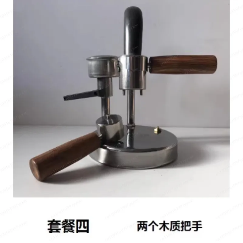 Coffee Machine Home Open-air Office Espresso Pot Stainless Steel Manual Coffee Maker