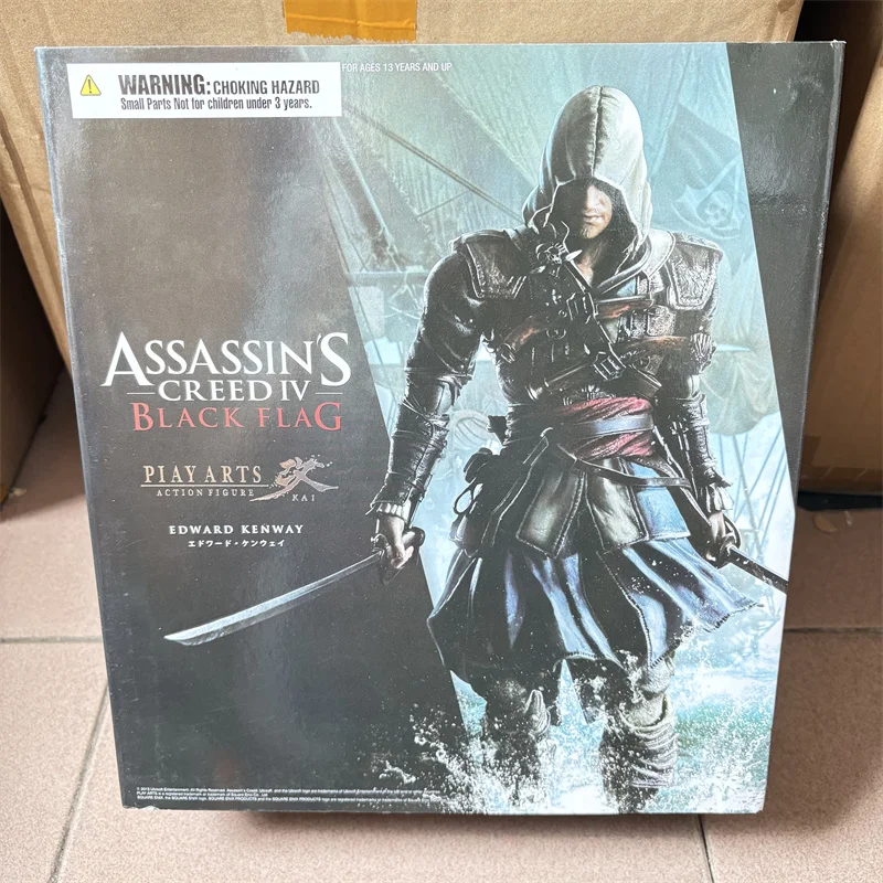 

Play Arts Edward Kenway & Connor Action Figure Articulated Anime Dark Knight Batman Edward Figurine Collectible Model Toys Gifts