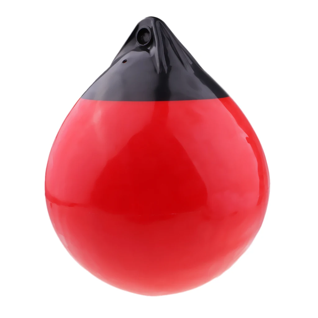 Buoy de Yacht gonflable pour bateau, pare-chocs flottant 30x35cm pour rivière, sites d'empilage, jetée fixe, rouge