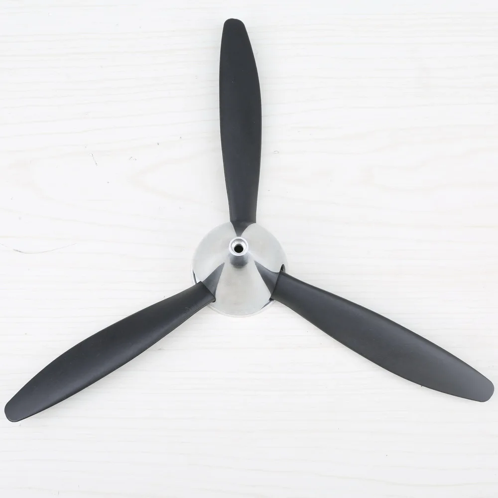 عالية الكفاءة ثلاثة شفرات المروحة 3 شفرات المروحة النايلون المروحة الكهربائية والغاز والنيترو والغاز المروحة #2