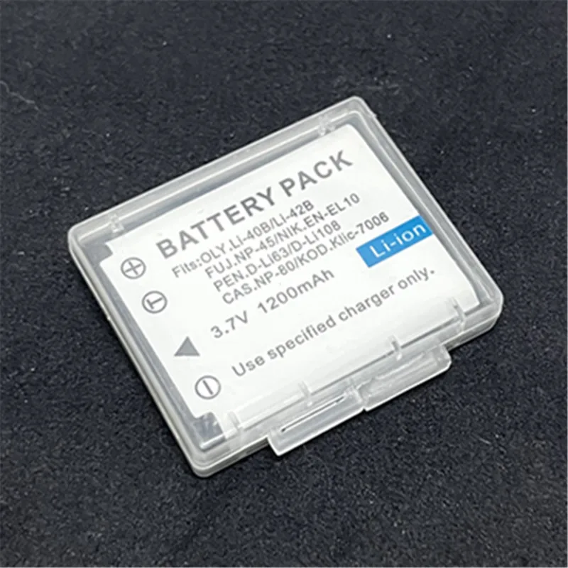 1-20Pcs Battery Cover Protect case for Fujifilm NP-45 NP-45A NP-45B NP-45S Olympus Li-40B Li-42B Nikon EN-EL10 Kodak KLIC-7006