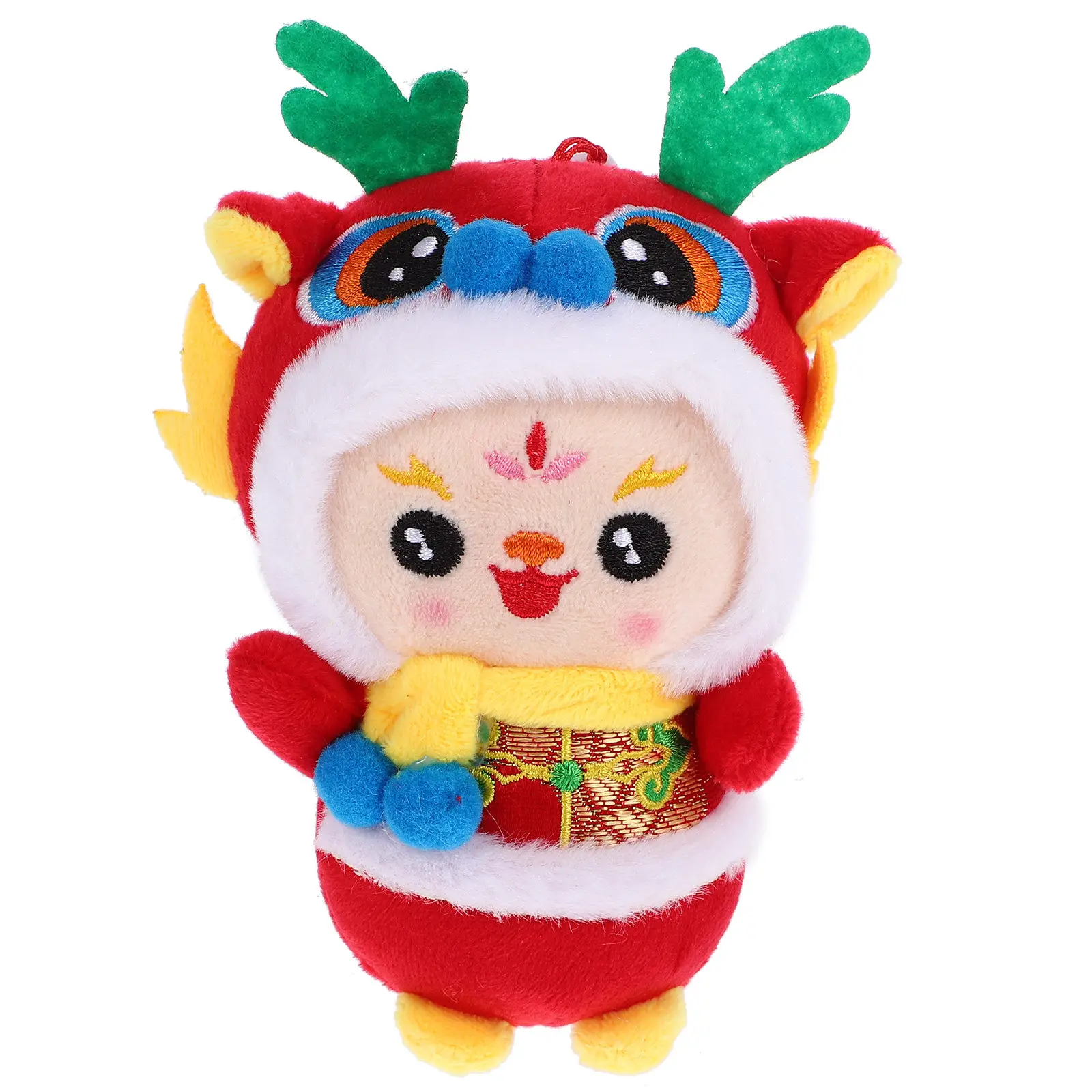 

Hanging Dragon Stuffed Animal Decorative Wall Ornament for Home Chinese New Year Festival Lucky Mascot Gift Cute Adorable Kawaii