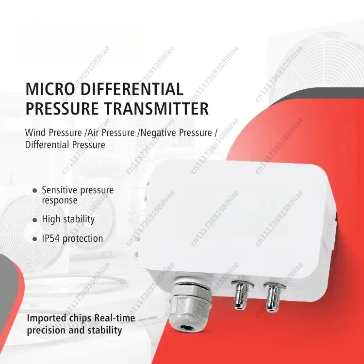 LFM108 Intelligent Differential Pressure Transmitter LCD Display 4-20mA/0-1000Pa IP54 RS485