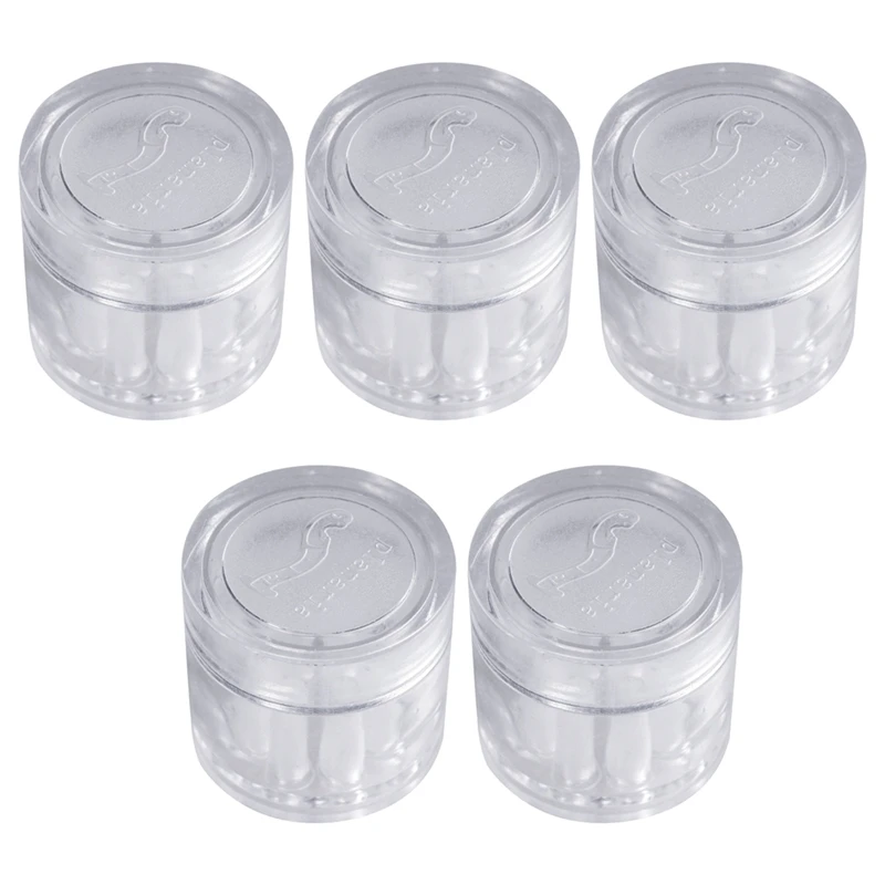 5X Aquarium Tank Plastic Catcher Trap Pipe Trapper For Planarian Worm Leeches 8 Holes Transparent