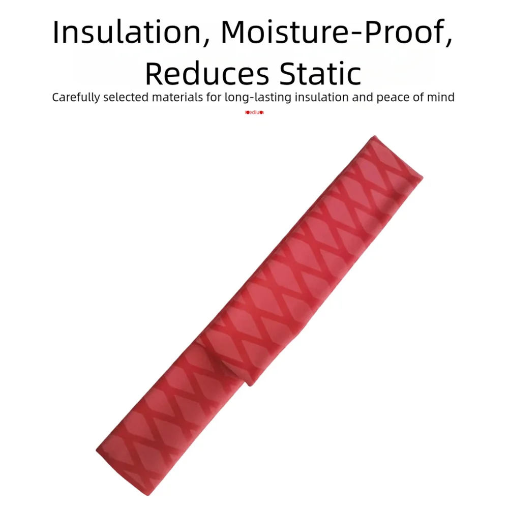 

1m Anti-Slip Heat Shrink Tube For Fishing Rods/Rackets Colorful Protective Cover Rubber 5pcs/Set Insulation & Moisture-Resistant