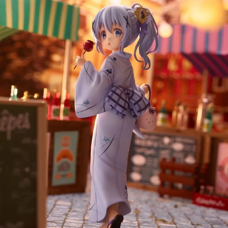 在庫あり オリジナルプラム オーダーはうさぎですか？ ブルームチノ/ココアサマーフェスティバルVerモデルアニメーションフィギュアコレクションおもちゃ