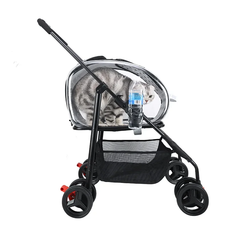 

Lightweight foldable separate dog cart Small and medium-sized dogs and cats Outdoor travel