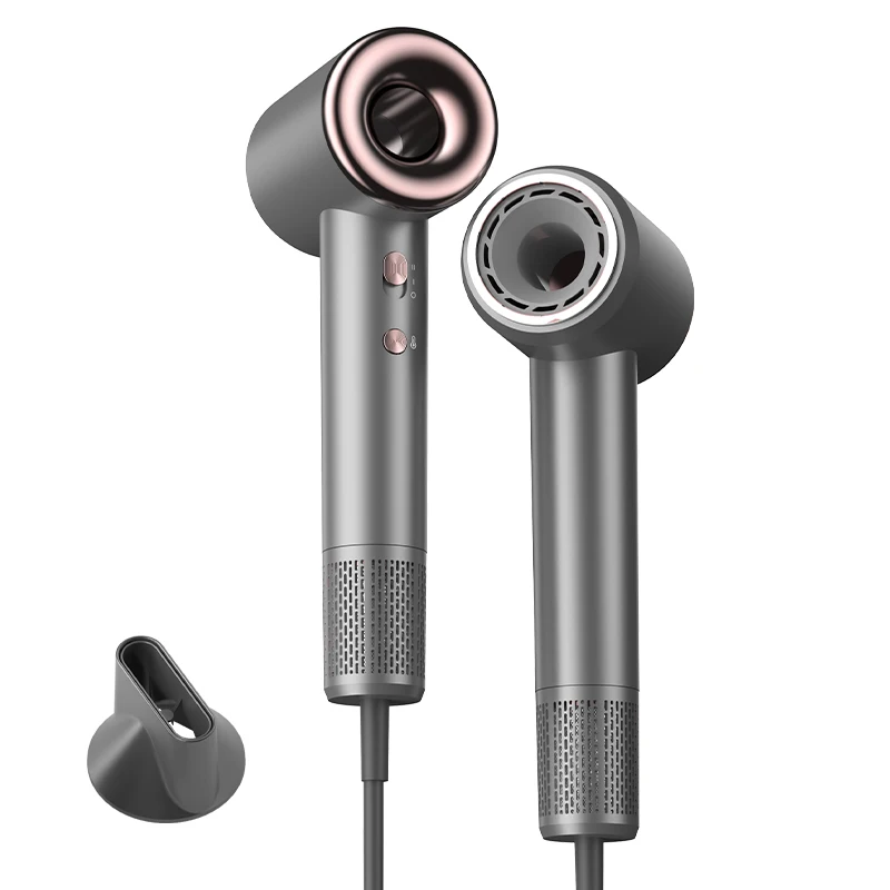 

Portable High-Speed Negative Ion Hair Dryer for Home Use Bladeless Fast Drying Quiet Lightweight Hair Care 1500W BLDC Motor