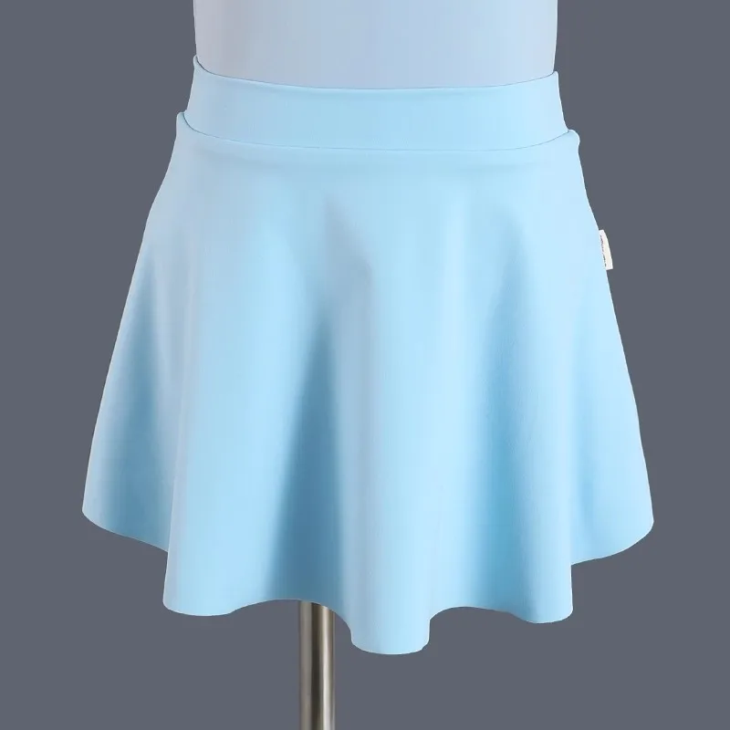 

Короткое балетное платье-пачка для девочек, детское танцевальное короткое балетное платье-пачка, юбка с эластичной резинкой на талии, юбка с разрезом по бокам для девочек, танцевальная одежда для балерины