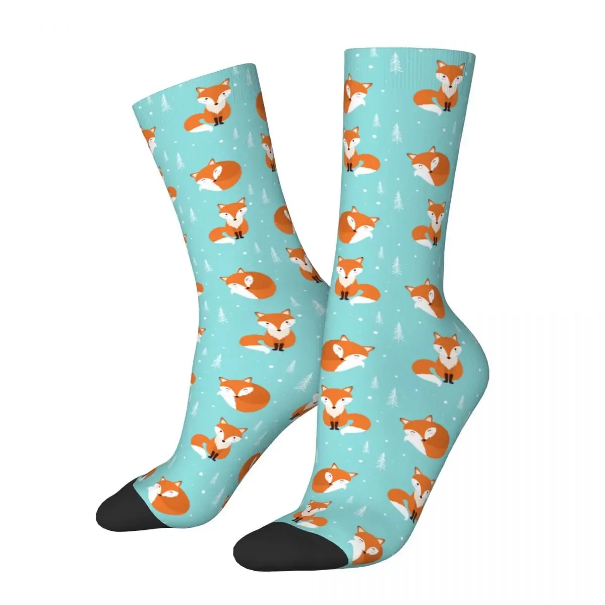 

Happy Funny Male Men Socks Harajuku Fox Animal Sock High Quality Women's Sock Spring Summer Autumn Winter