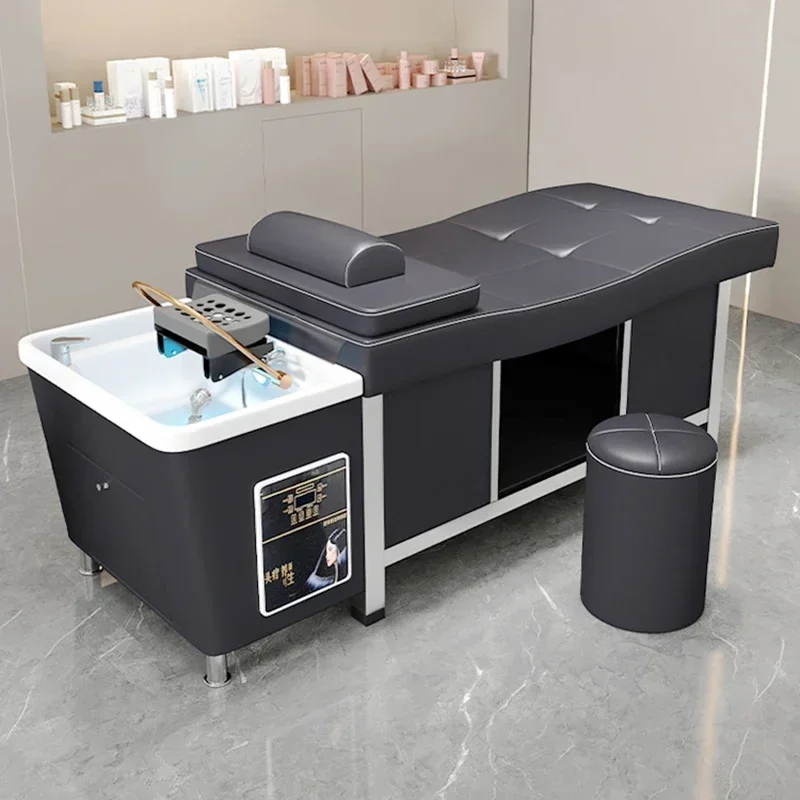 

New Pattern Salon Beauty Bac Shampooing Professional Salon Makeup Spa Hair Bed Shampoo Mobilier Coiffure Washbasin Therapy