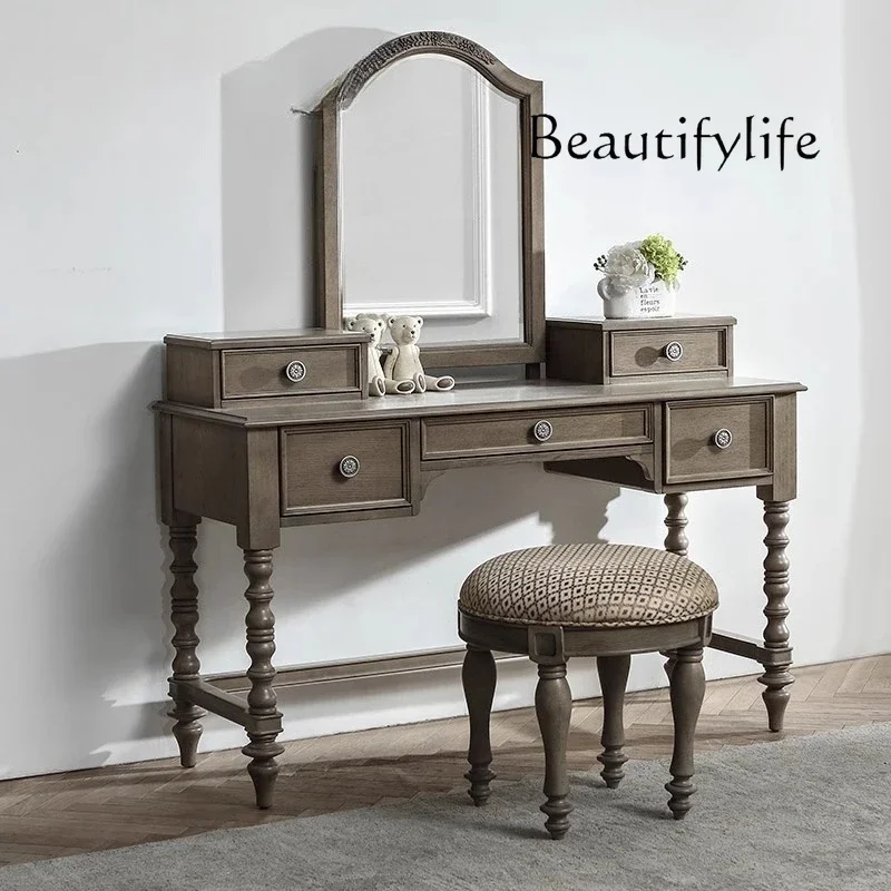 

designer fashionable high-end exquisite creativity New bedroom dresser solid wood high-end