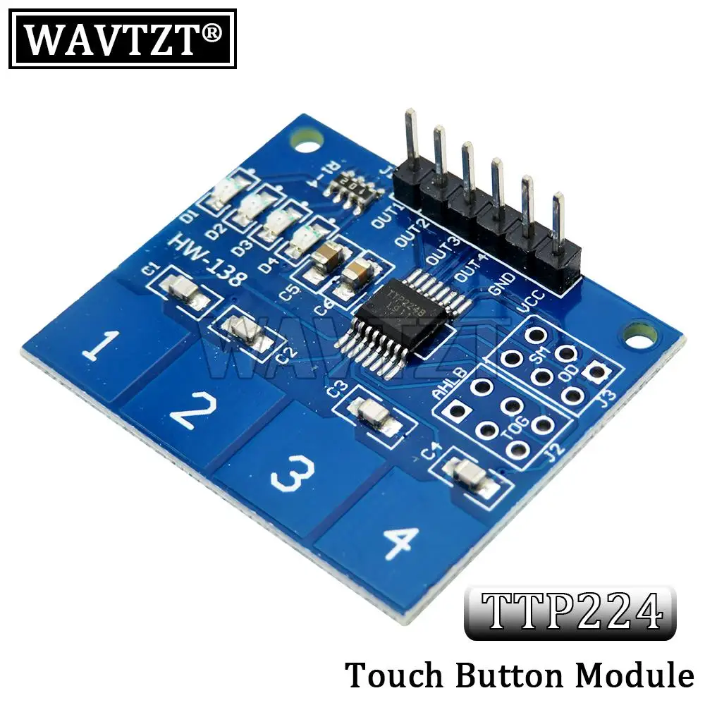 TTP223 TTP223B TTP224 Touch Key Switch Module TTP226 TTP229 Touching Button Capacitive Switches Single Channel Reconstruction